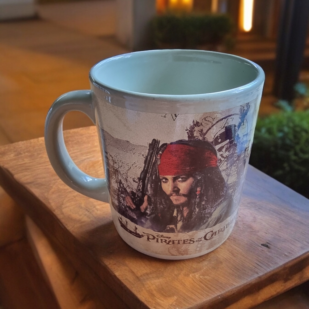 🌟3/$40 Sale!🌟 Disney Pirates of the Caribbean Coffee Cup Mug Jack Sparrow